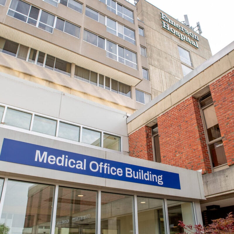 a building with a sign on the front