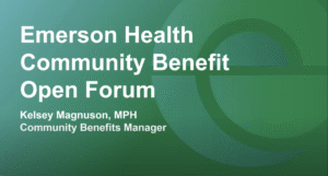 Community Benefit Open Forum 2025 thumbnail