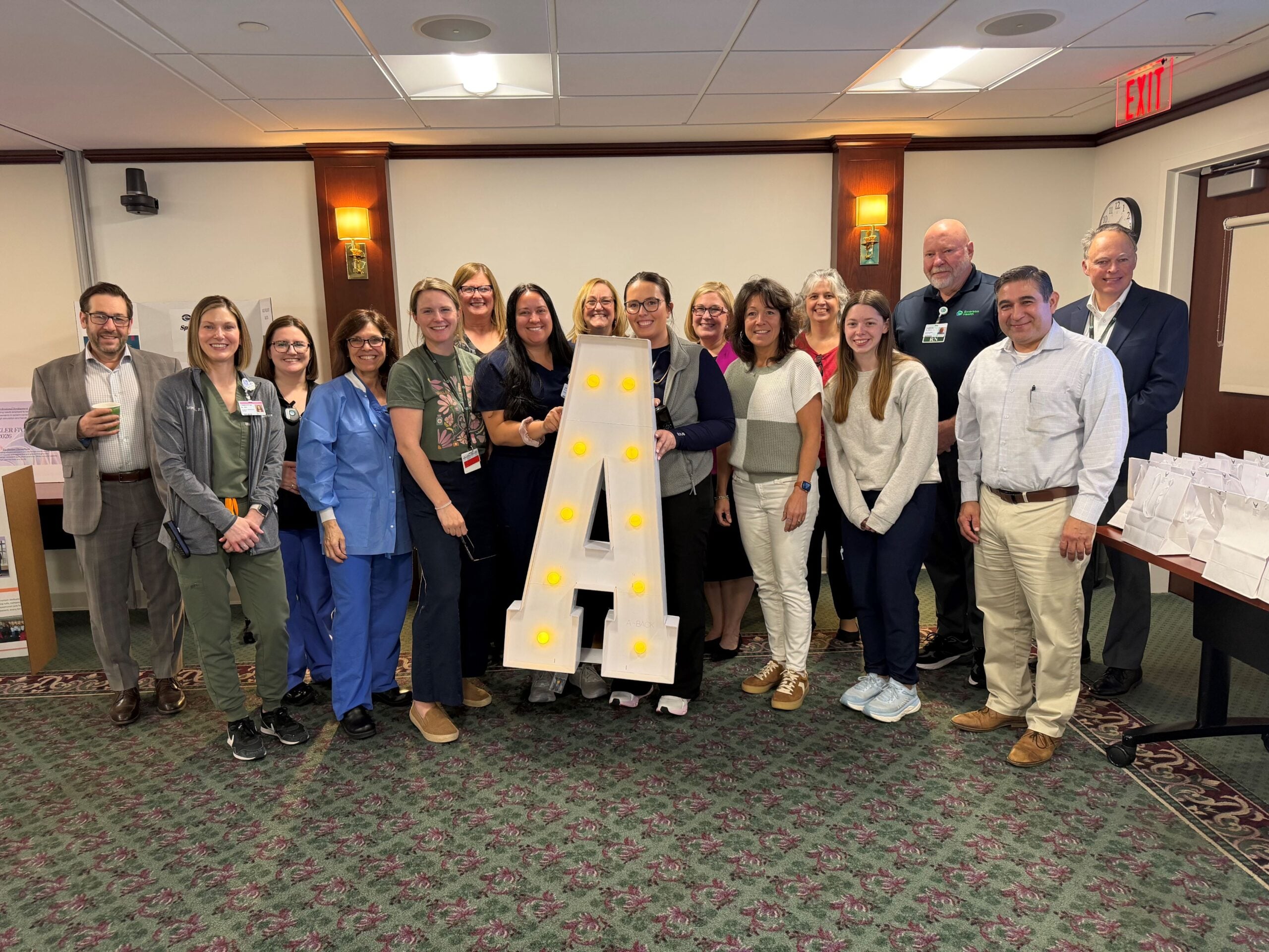 Emerson Health's Quality Team standing together.